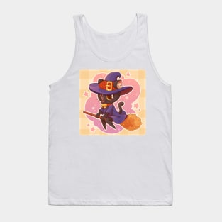 Witch cat. Halloween Tank Top